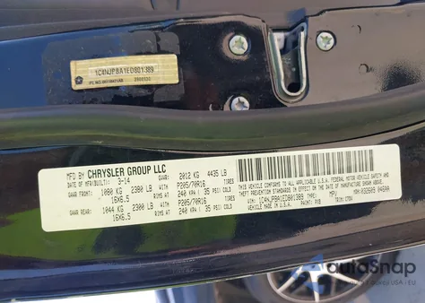 2014 Jeep Patriot Sport z USA, uszkodzony, nr VIN 1C4NJPBA1ED801389